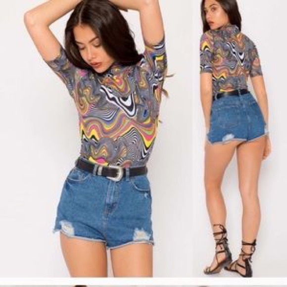 Jaded London psychedelic onsie NWT Medium RARE - Picture 5 of 5